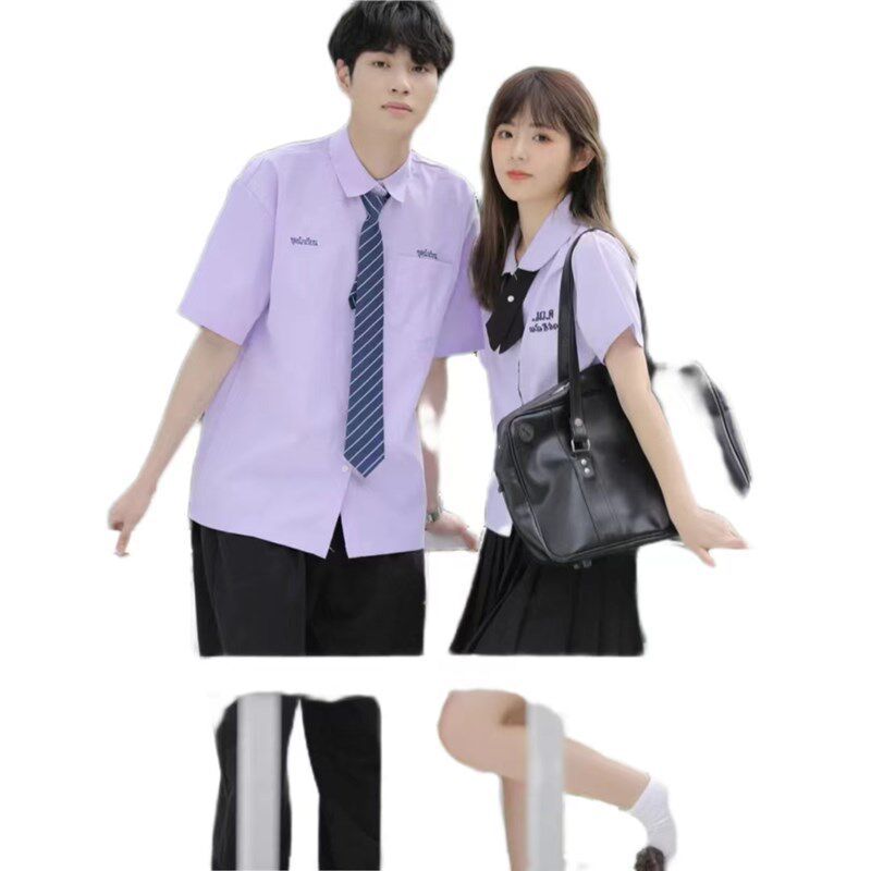 新款影楼摄影服装韩版写真制服街拍时尚艺术照情侣主题拍照学院风