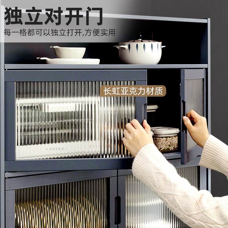 现货厨房置物架多层收纳架子多功能餐边柜微波炉碗碟调料用品大全