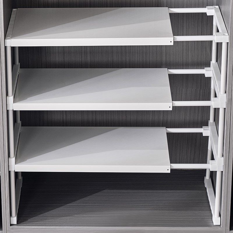 衣橱柜子内收纳分层神器隔板隔断厨房可伸缩铁艺置物架隔层免打孔,收纳整理,整理架/置物架/收纳架,淘宝优惠券,粉丝福利购,淘宝优惠卷