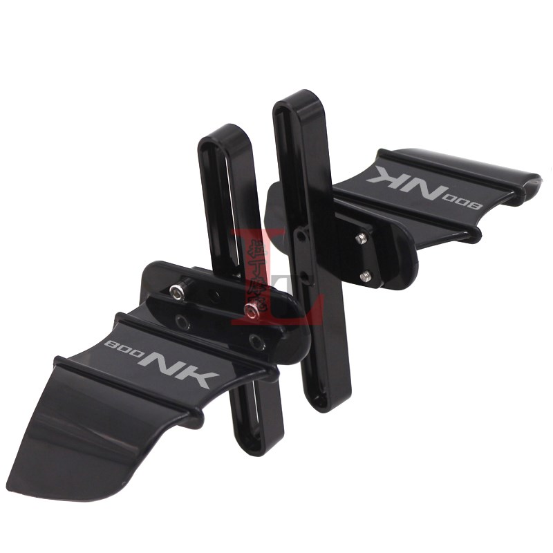 适用春风800NK XO赛车手冒险家狒狒125改装前轮定风翼翅膀导流刃