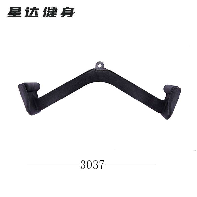 练背器材高位下拉k划船拉背把手 龙门架背阔肌训练杆 健身器材配