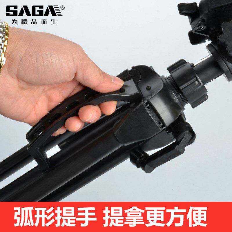 萨伽配件双筒单筒天文望远镜观鸟镜三脚架支架云台转接手机三角架