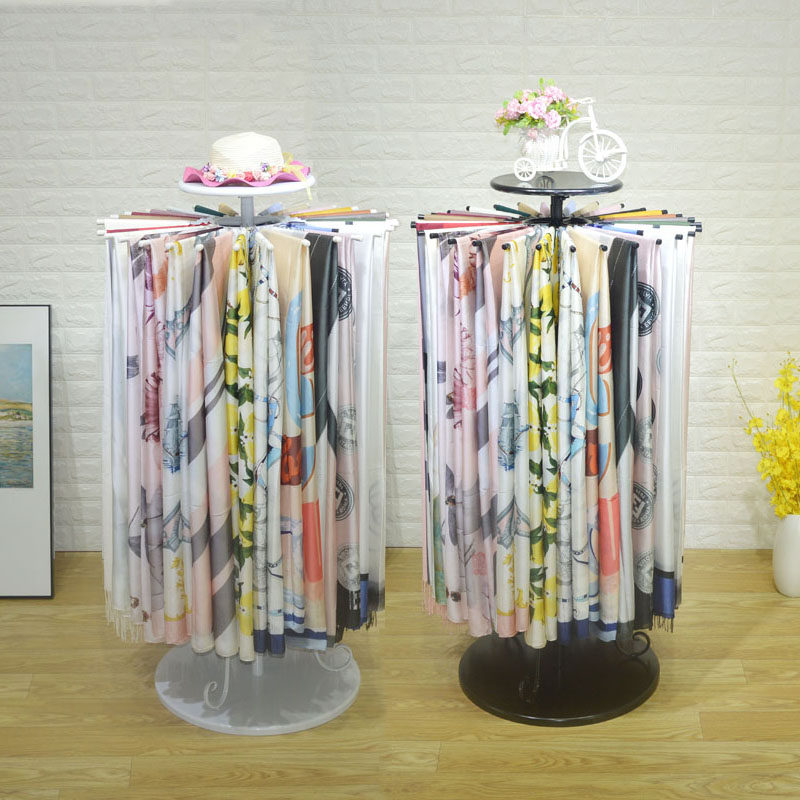 铁艺围巾架子丝巾展示架落地式服装店挂布料披肩陈列货架圆形旋转,商业/办公家具,服装展示架,淘宝优惠券,粉丝福利购,淘宝优惠卷