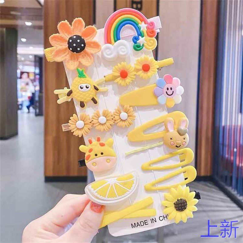 可爱小花发夹碎发儿童女宝宝小女公主孩发饰发卡夹子新款