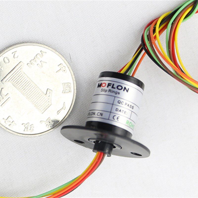 默孚龙导电滑环 外径12.5mm 长度18.2mm 6路  滑环集电环