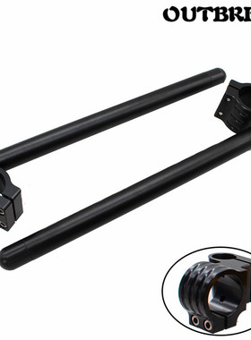 适用于GV300 cb400ss 鑫源国棍400 SR400 改装咖啡CNC车把 分离把