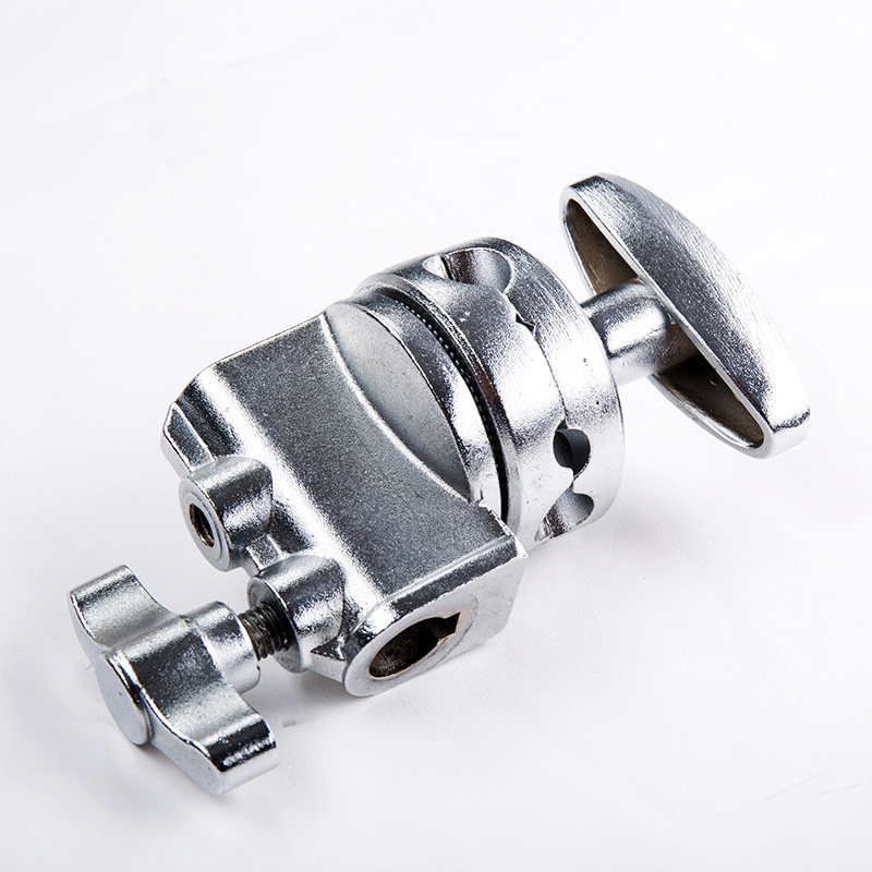 旗板夹子魔术腿C型架配件 摄影灯架 万向转接头多功能夹金属