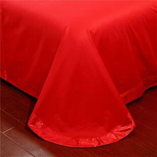 新款床上四件套婚庆4结婚冬天婚庆大红色床上用品1.8m床单被套新
