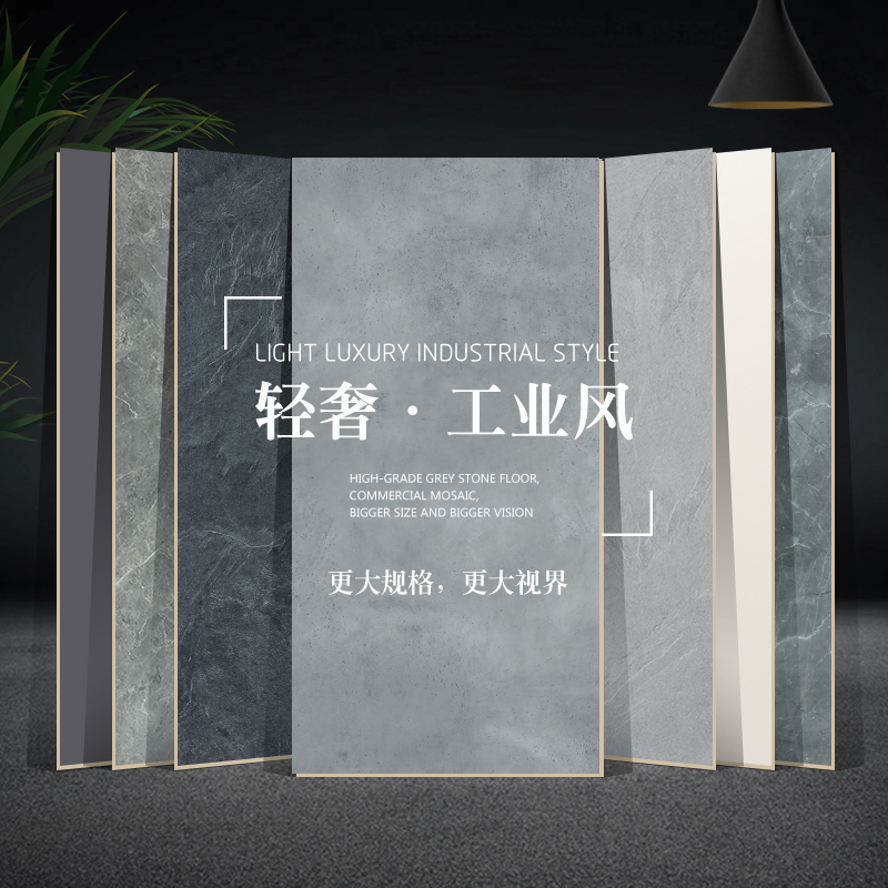 强化复合木地板纯色奶油风大板厂家直销商用耐磨办公室服装店地板