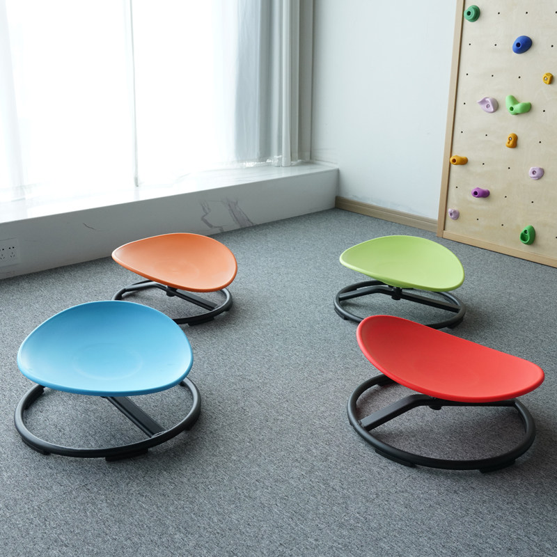 新品幼儿园感统训练旋转椅儿童体能器材前庭器运动板转椅平衡椅子