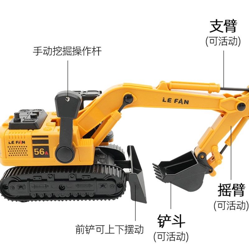 儿童工程车惯性玩具车q模型挖掘机仿真工程车益智儿童玩具礼品,模玩/动漫/周边/娃圈三坑/桌游,火车/摩托/汽车模型,淘宝优惠券,粉丝福利购,淘宝优惠卷