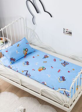 纯棉幼儿园床垫儿童宝宝卡通婴儿x床60x135cm全棉可拆洗垫被床垫