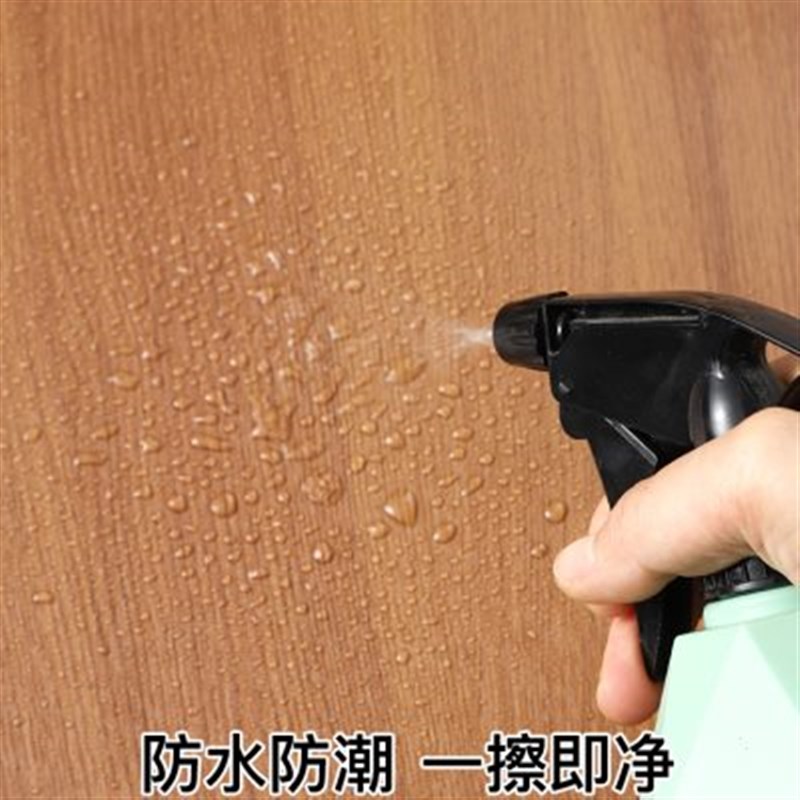 衣柜贴纸仿木纹家具翻新自粘加厚防水防潮柜子推拉门改造遮丑壁纸