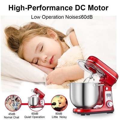 速发BioloMix 1200W 6L Quiet Stand Mixer Dough Kneading Blend