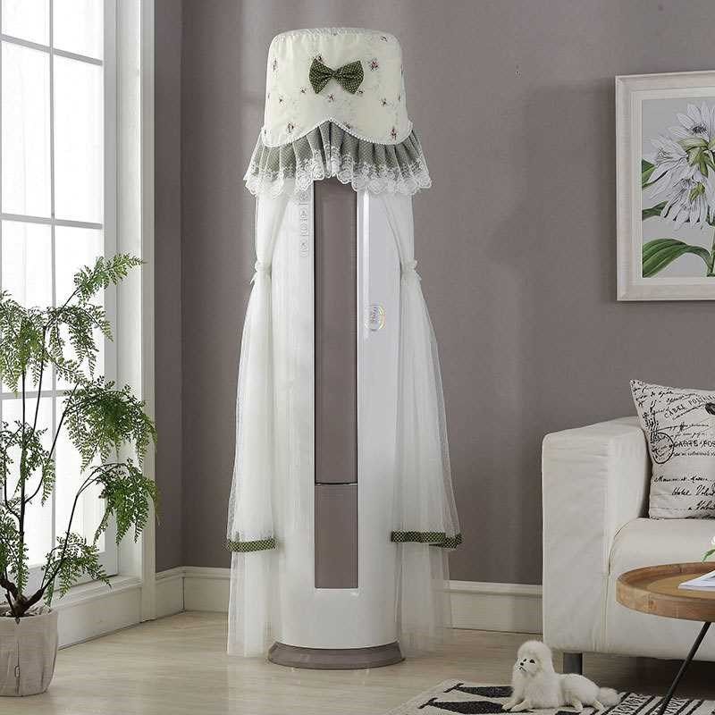 立式圆柱空调罩柜机客厅圆形开机不取空调套防尘罩子