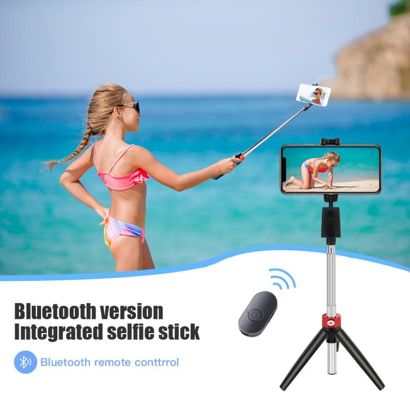 2020 New 3 In 1 Wireless Bluetooth Selfie Stick Extendable M