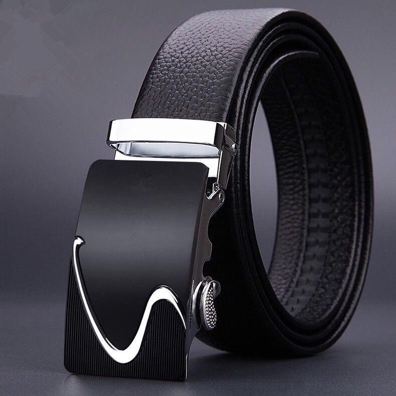 推荐Mens Waist Belt Men Belts Leather Man For Jeans Black Ma