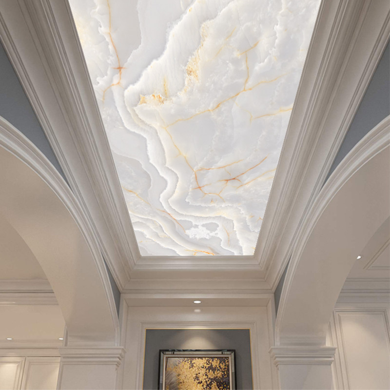 客厅走廊玻璃悬吊式天花板压克力板灯板过道天花装修造型理石纹透,基础建材,亚克力板,淘宝优惠券,粉丝福利购,淘宝优惠卷