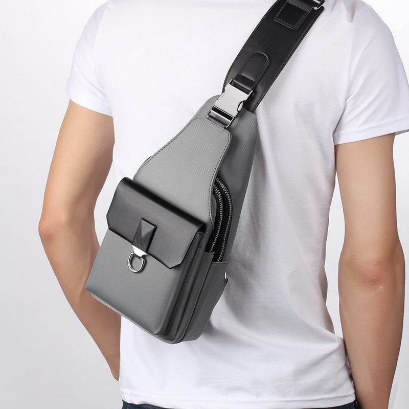 胸包男士斜挎包帆布单肩包男韩版斜跨胸前包休闲背包牛津布男包潮,箱包皮具/热销女包/男包,男士包袋,淘宝优惠券,粉丝福利购,淘宝优惠卷
