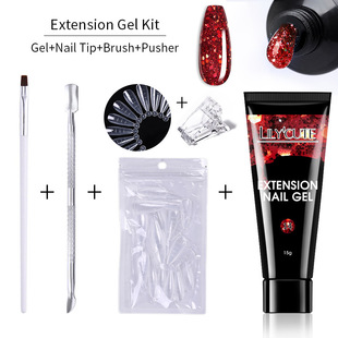 Set Crystal Extension Glue Art Phototherapy 极速Nail