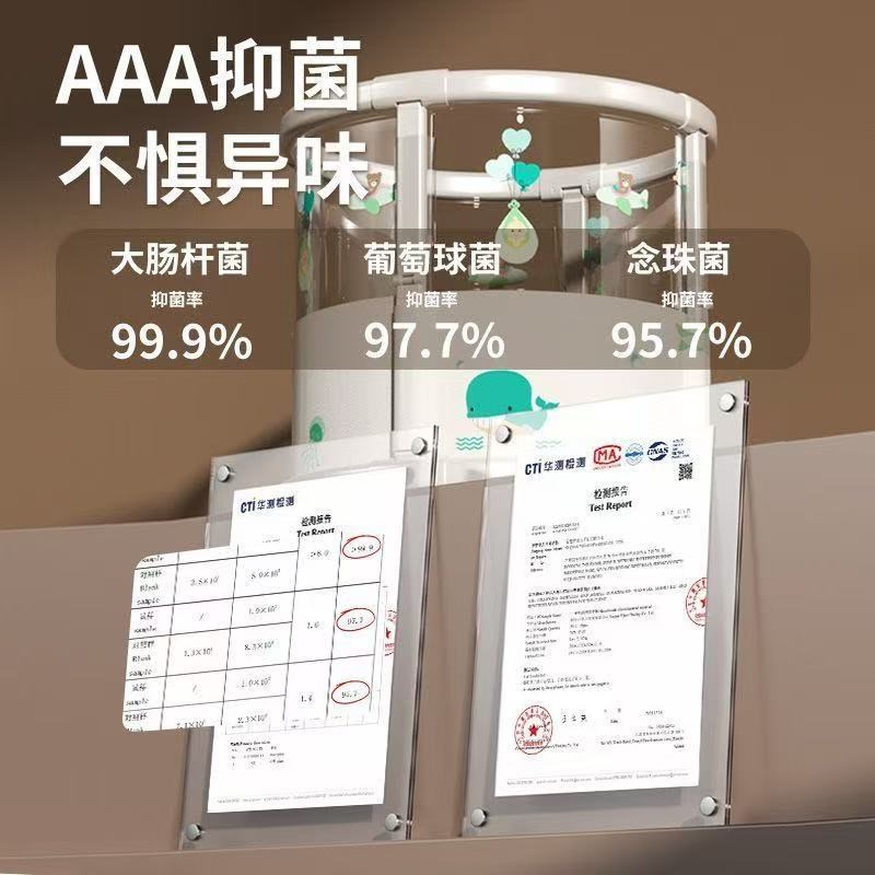 婴儿游泳桶家用宝宝洗澡盆新生儿游泳池可折叠透明洗澡浴桶泡澡桶