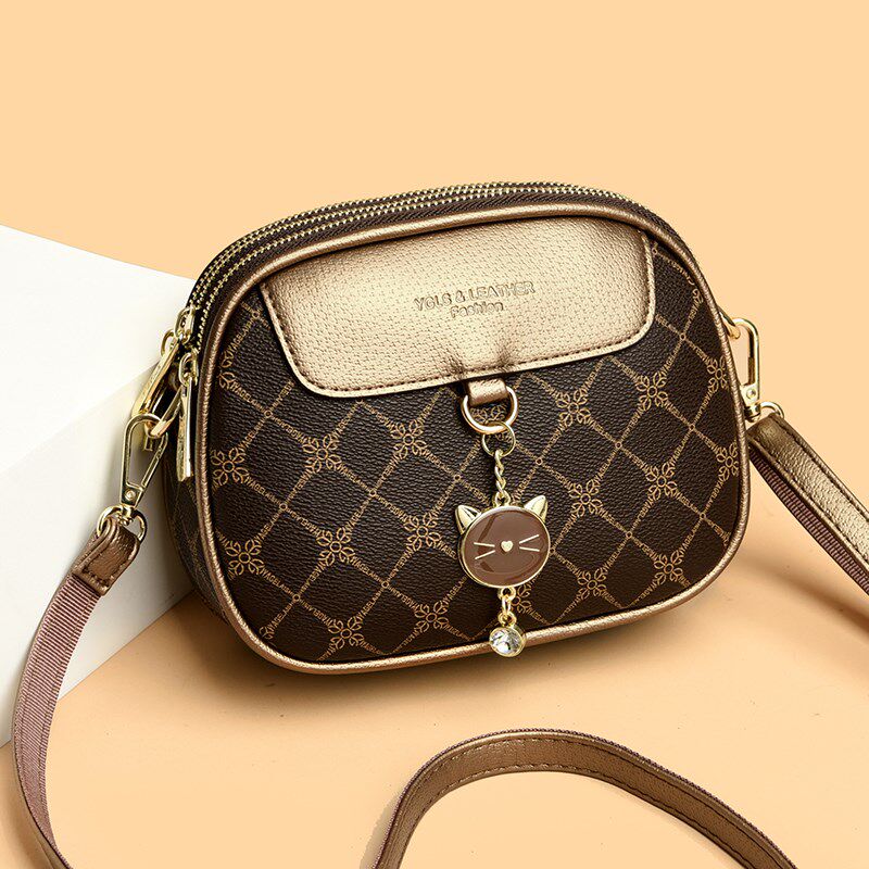 包包女式2024新款时尚上班通勤小圆包休闲肩包洋气小包百搭斜挎包