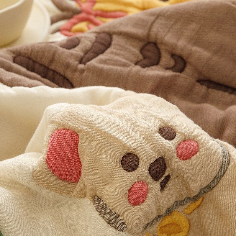 A类十层纱布被子棉纱泡芙被夏凉被盖毯婴儿盖被可机洗空调被,床上用品,化纤被,淘宝优惠券,粉丝福利购,淘宝优惠卷