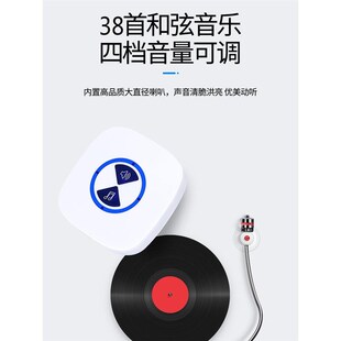 门铃无线家用超远距离p穿墙防水电子遥控交流门玲老人呼叫器一拖