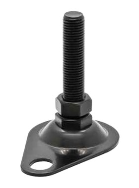 WAN11-D100/D115-M12/M16-L75/L100/L125/L150黑色电泳偏心脚杯