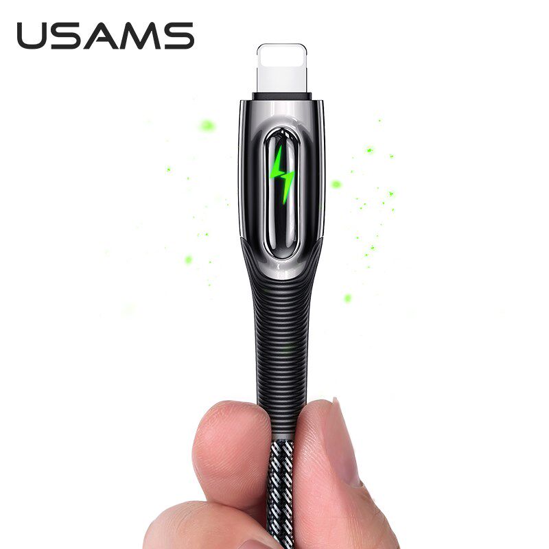 USAMS Auto Power Off Lightning Cable  for iPhone 11 Pro Max