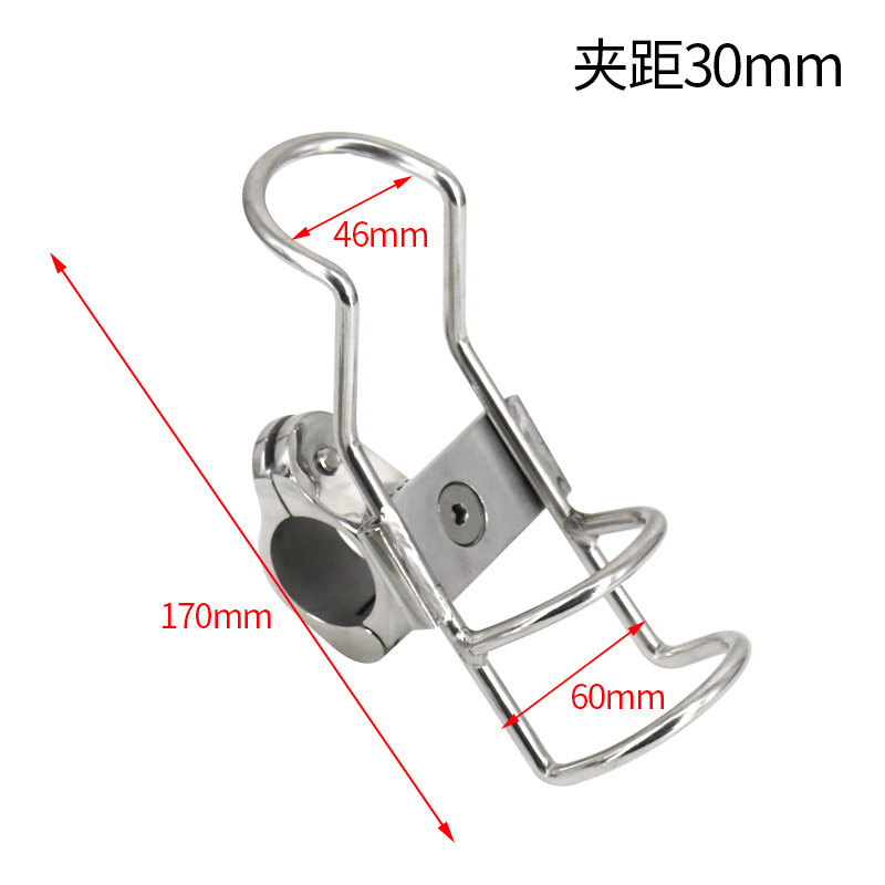 船用316不锈钢鱼竿座 游艇海钓拖K钓 鱼竿支架 渔具配件