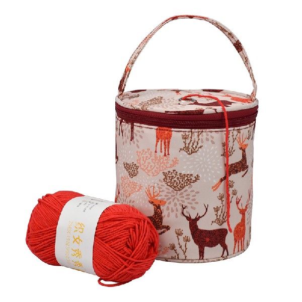 极速Knitting Yarn Crochet Storage Bag Knitting Needles Yarn