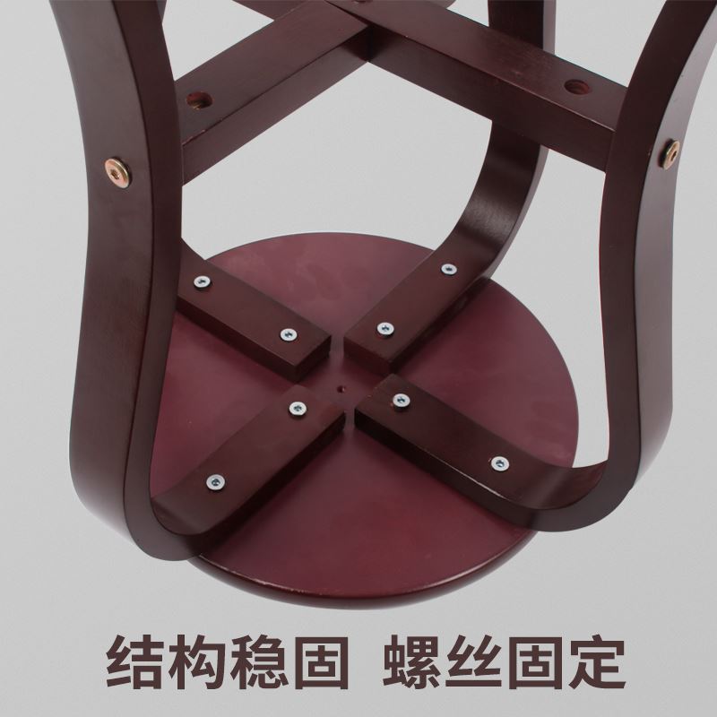 新品Guzheng stool special round stool wooden stool single be