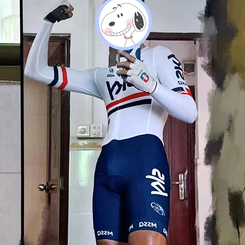 SKY天空车队春夏季连体骑行服专业比赛紧身公路自行车连体服定制