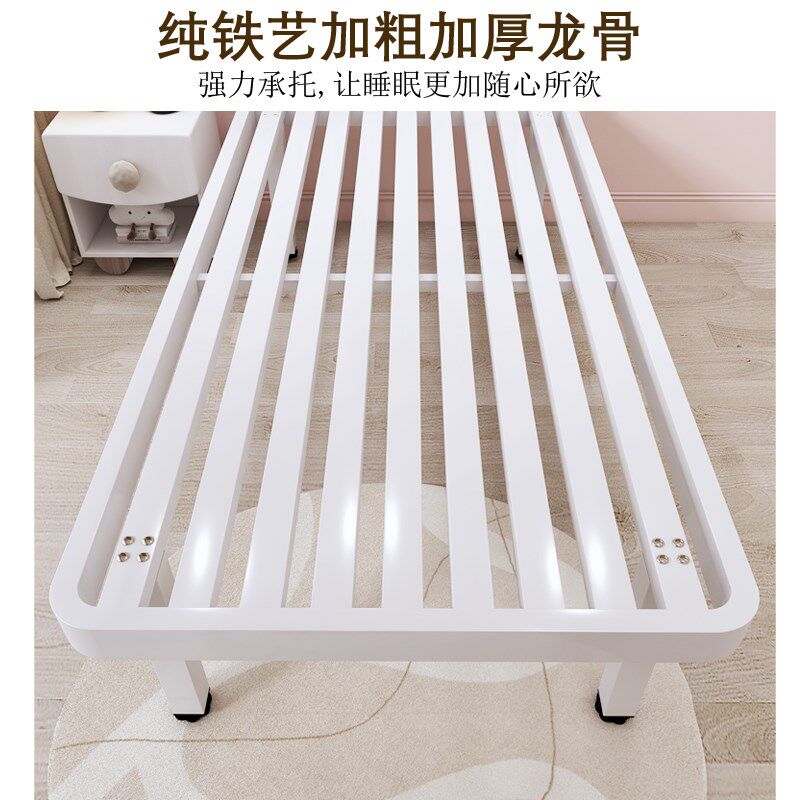 铁艺拼接床儿童床加宽床边床拼接大床婴儿床宝宝无床头儿童铁艺床