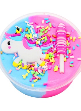 60ml Color nicorn Fluffy Slime Glue Butter Modelling Slimes