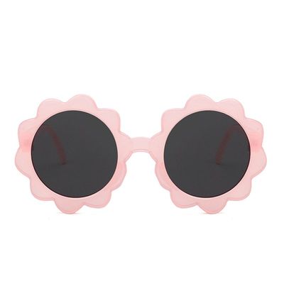 速发推荐2021 Latest Retro Kids Flower Round Sunglasses Sport