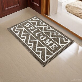 防滑地垫可机洗无异味方形厨房进门入户地毯丙纶机织几何图案欧风