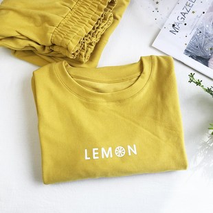 秋冬蜜氧衣套装家居服女纯色薄款时尚外穿运动起居睡衣两件套宽松