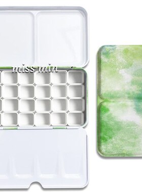 Starry Watercolor/Oil/ Acrylic Paints Tins Box Empty Palette