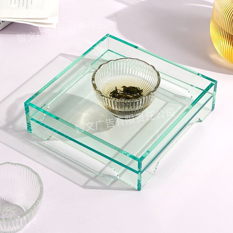 亚克力新中式方形壶承茶托盘家用干泡茶台茶具收纳展示架装饰现代,餐饮具,茶盘,淘宝优惠券,粉丝福利购,淘宝优惠卷