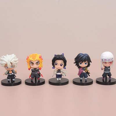 网红5pcs Demon Slayer Q-version Kochou Shinobu Rengoku Kyouj