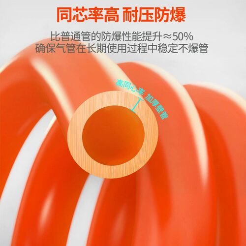 PU空压机气管气动软管8mm6mxm10mm打气泵风炮钉枪防爆高压螺旋气