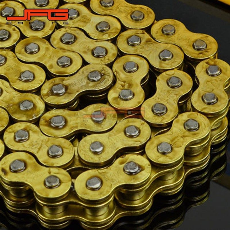 速发适用越野摩托车CQR通用改装链条配件DID520HV120节加厚油封铰