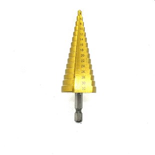 钻台阶扩孔器钻铁木板金属开孔器 宝塔钻头六角柄阶梯钻头锥型塔式