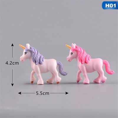 1Pcs iute Unicorn Miniatures FCguriees FaiNry Garden Ornamnn