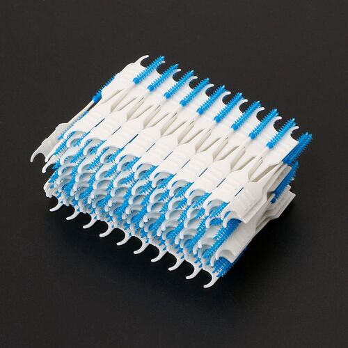 Interdental-Brush Toothpick Silicone Double-Floss-Head Hygie