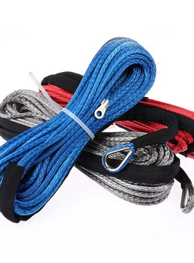 1/4''X50' 6mm*15m 12 Strand Off-Road Uhmwpe Synthetic Towing