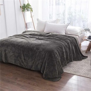 Warm Travel Throw Flannel Bedspread Sofa Blanket Soft Fleece