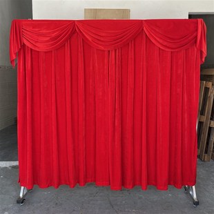 开业仪式招牌红布花球不锈钢揭牌架开幕启动仪式揭幕布轨道拉幕式